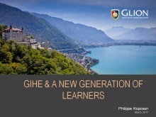 Philippe Kopcsan, Interim CEO, Glion Institute of Higher Education (Switzerland)